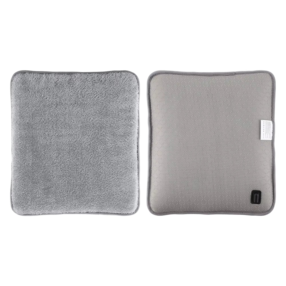 USB Electric Heated Seat Cushion with 4 Heat & Timer Settings – Portable Warm Chair Pad for Car, Office & Home