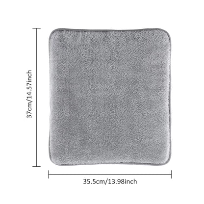 USB Electric Heated Seat Cushion with 4 Heat & Timer Settings – Portable Warm Chair Pad for Car, Office & Home
